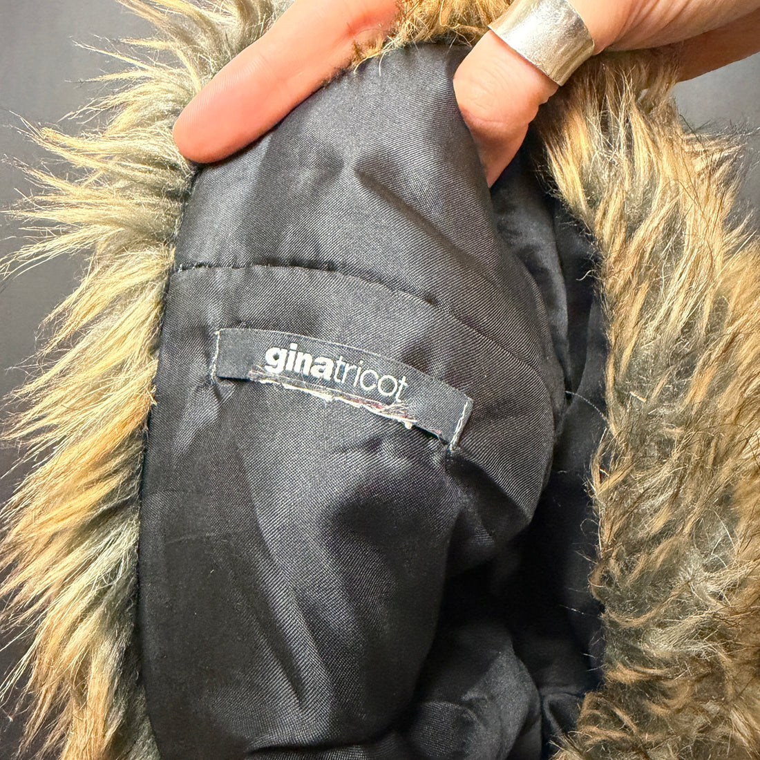 Gina Tricot Faux Fur Bucket Hat | Y2K Era