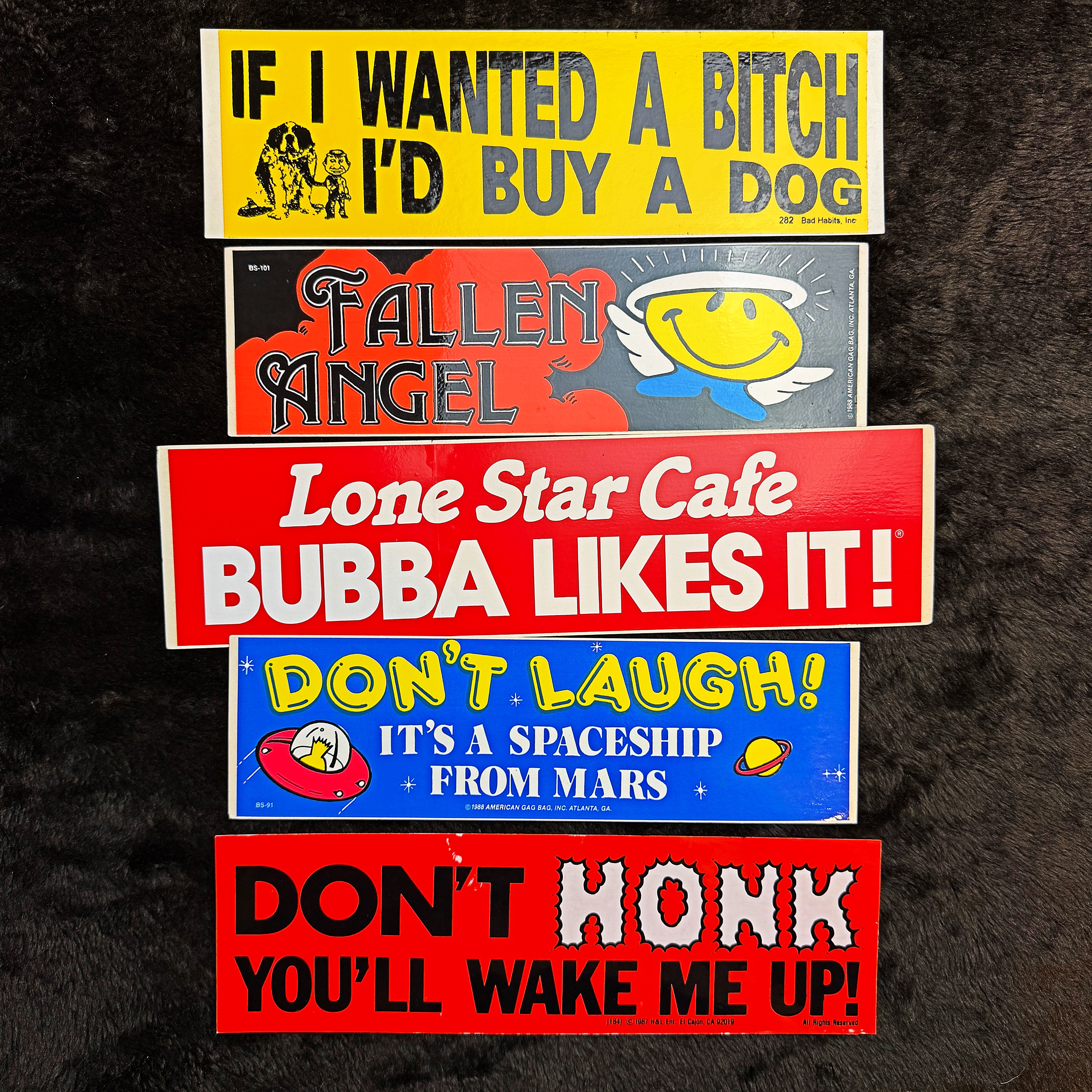 Vintage 1970s–80s Novelty Bumper Sticker – Retro Gag Humor