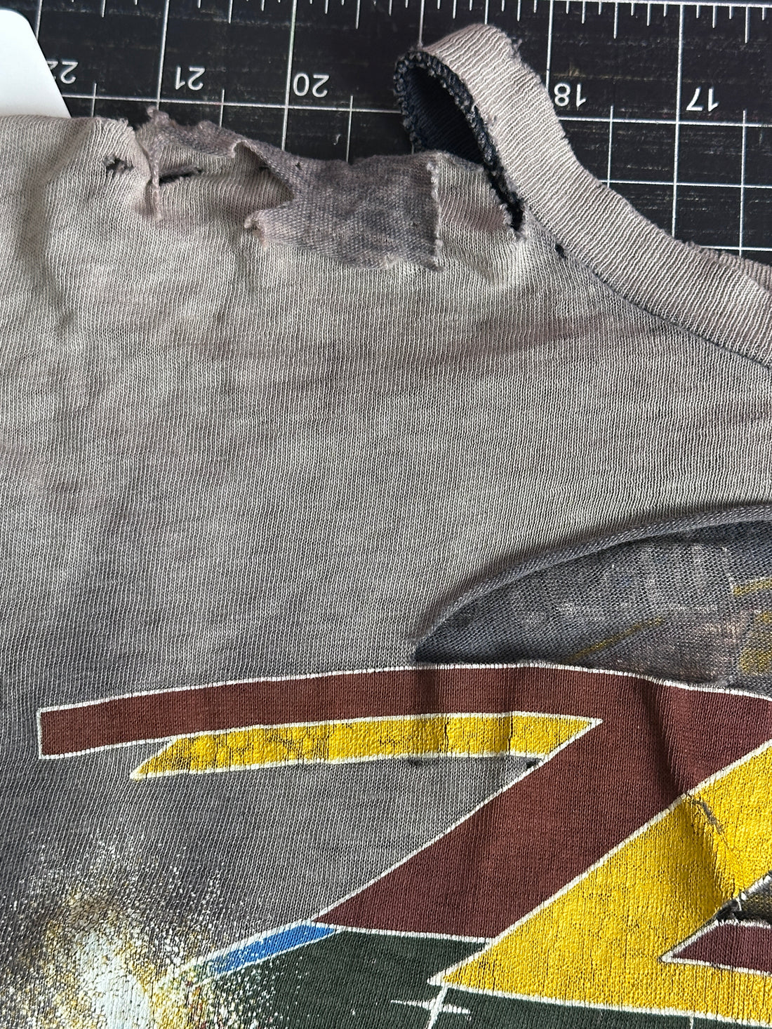 Vintage ZZ Top "Eliminator" Tour T-shirt 1983-Heavily Worn